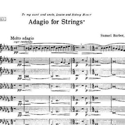  Adagio for Strings – En klassisk klagovisa som blandar dyster melodi med stråketts kraftfulla skönhet