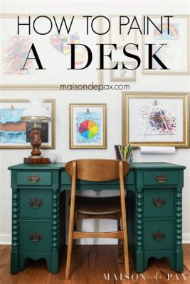 How to Paint a Desk: A Journey Through Colors and Chaos