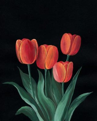 How to Paint a Tulip: A Journey Through Colors and Chaos